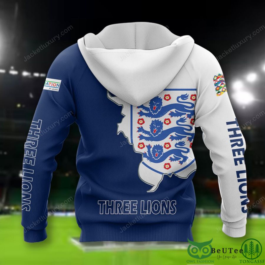 25 England National Euro Football 3D Polo T shirt Hoodie