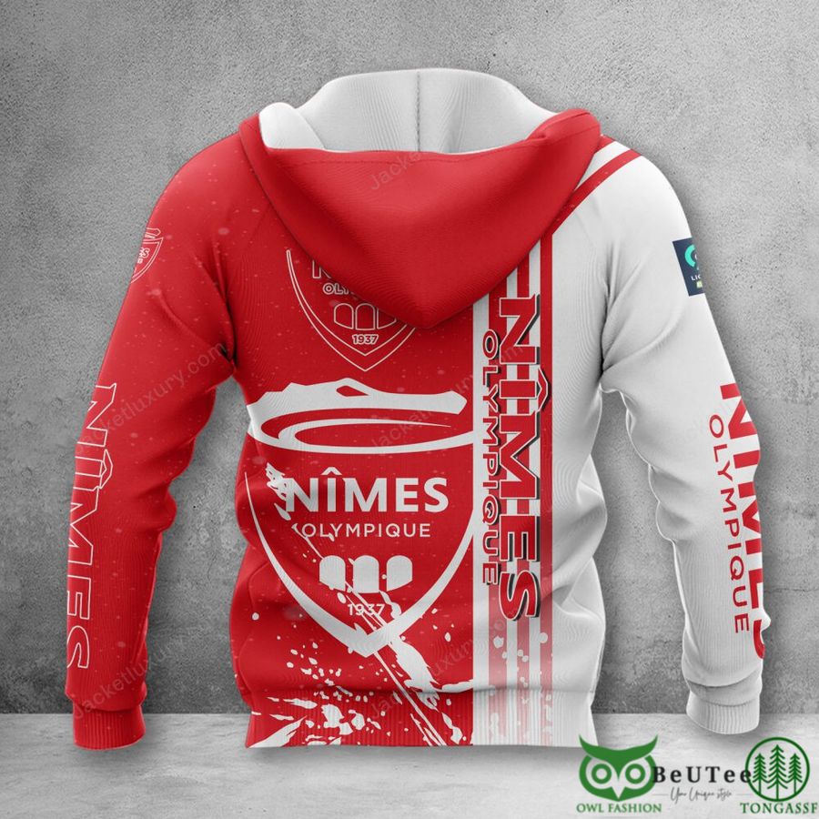 269 Nimes Olympique Ligue 2 3D Printed Polo Tshirt Hoodie
