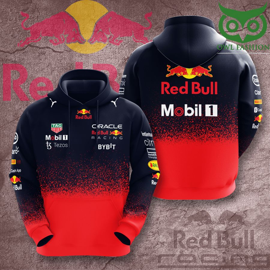 64 Redbull Racing red painted 3D shirt