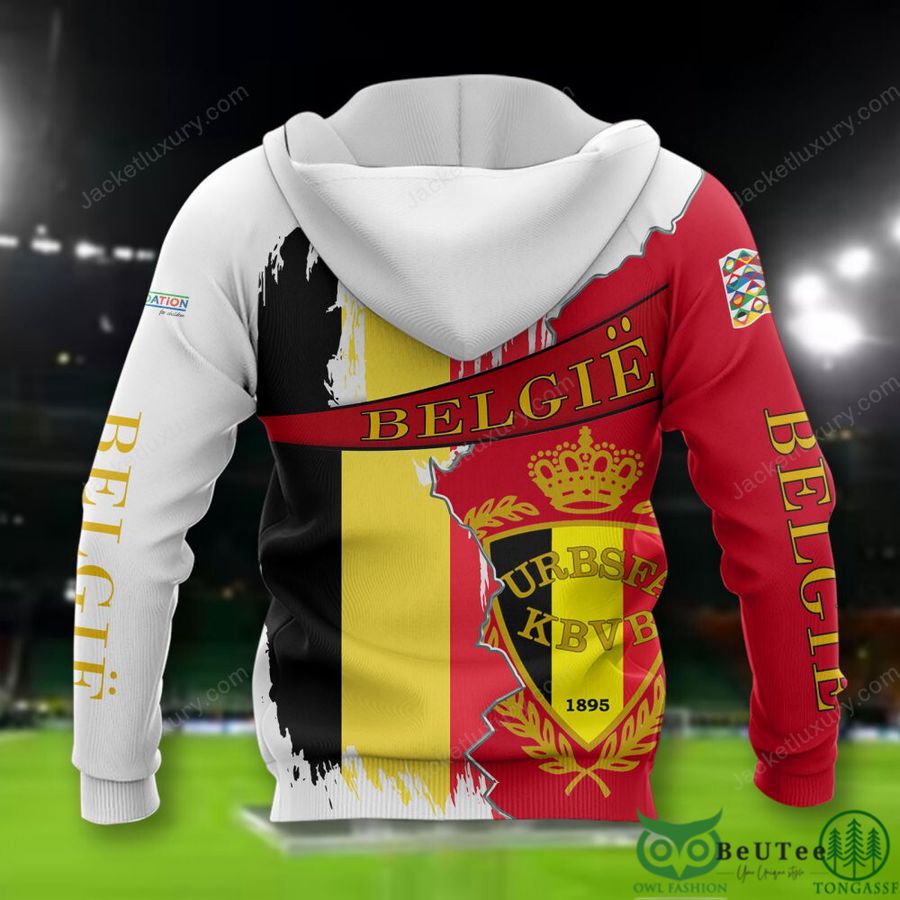 55 Belgium national Euro football Flag Color 3D Polo T shirt Hoodie