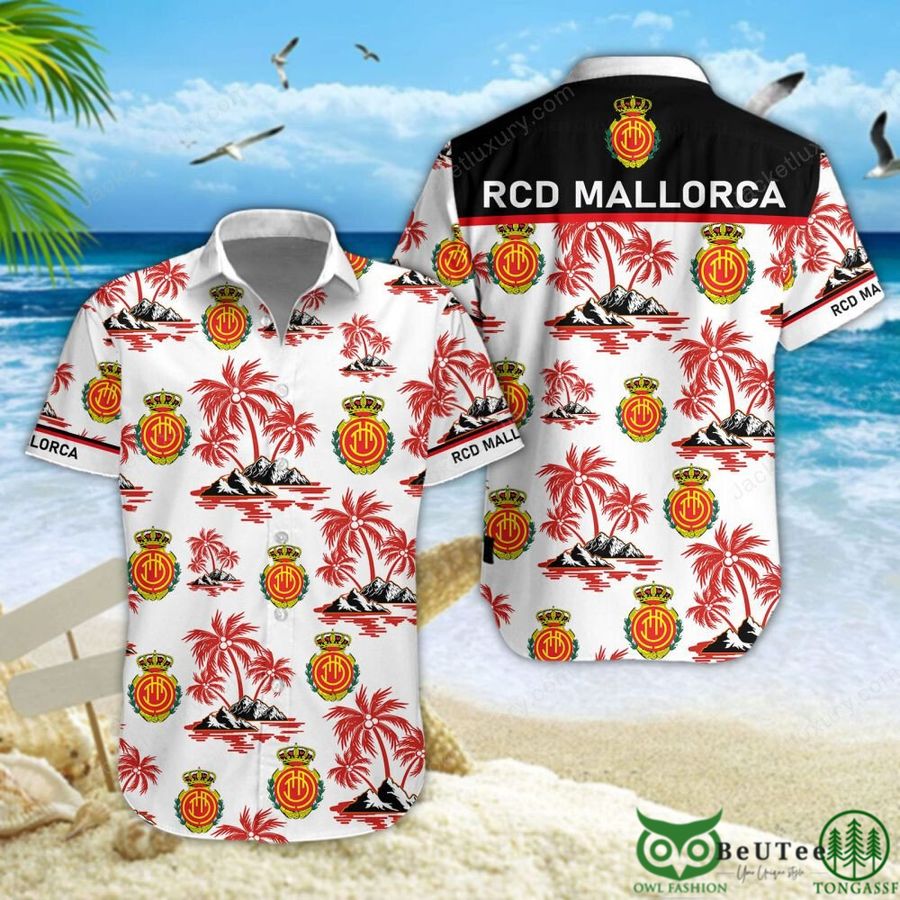11 RCD Mallorca Laliga Red Cocconut Hawaiian Shirt