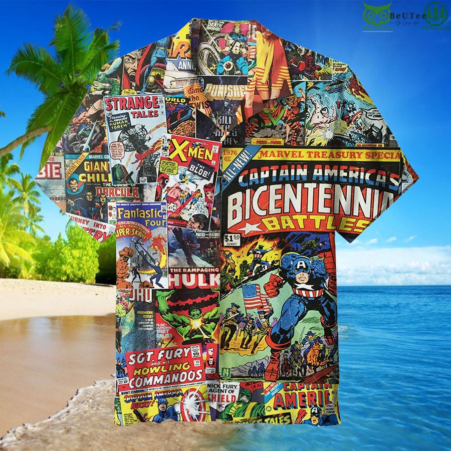 25 Superhero Captain Americas Comics Hawaiian Shirt