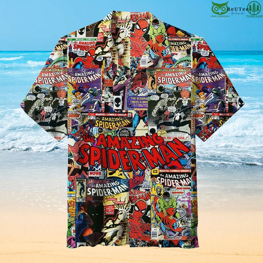 21 Amazing Spiderman Hawaiian Shirt