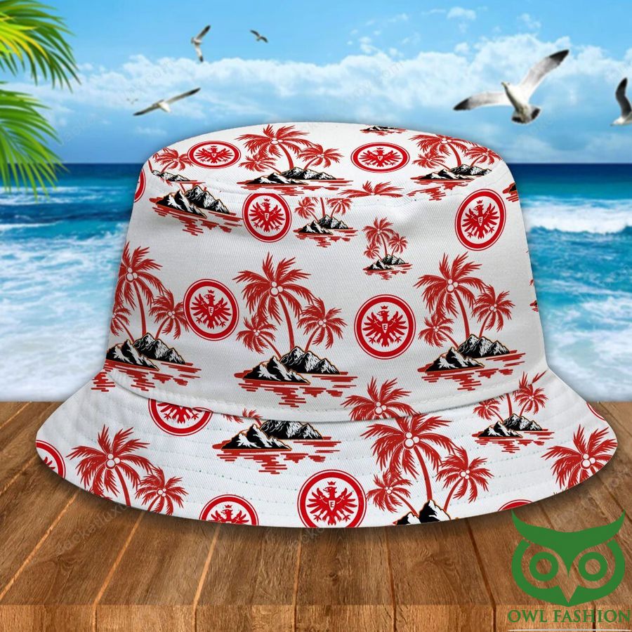2 Eintracht Frankfurt Red Palm Tree Bucket Hat