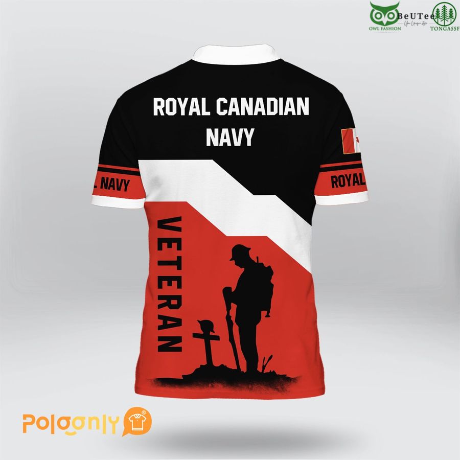 91 Royal Canadian Navy Veteran Polo Shirt