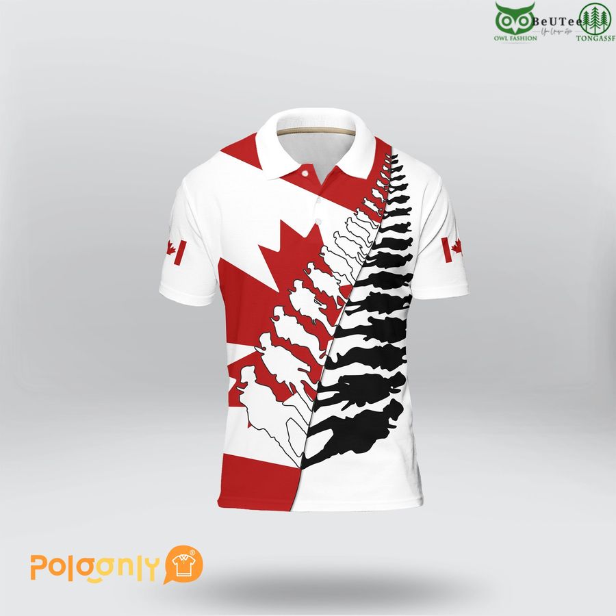 50 Canadian Veteran Polo Shirt