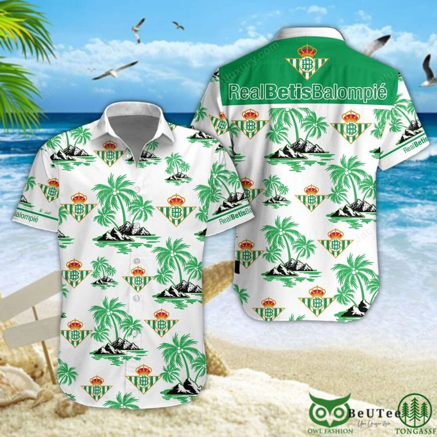 10 Real Betis Balompie Laliga Green Cocconut Hawaiian Shirt