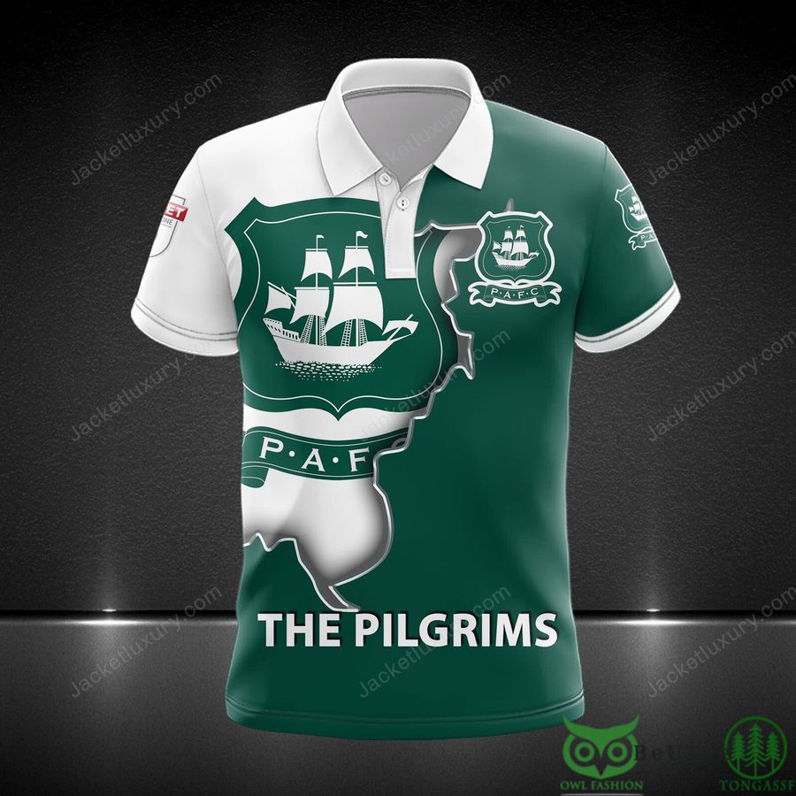 46 Plymouth Argyle F.C The Pilgrims EFL League One 3D Printed Polo Tshirt Hoodie