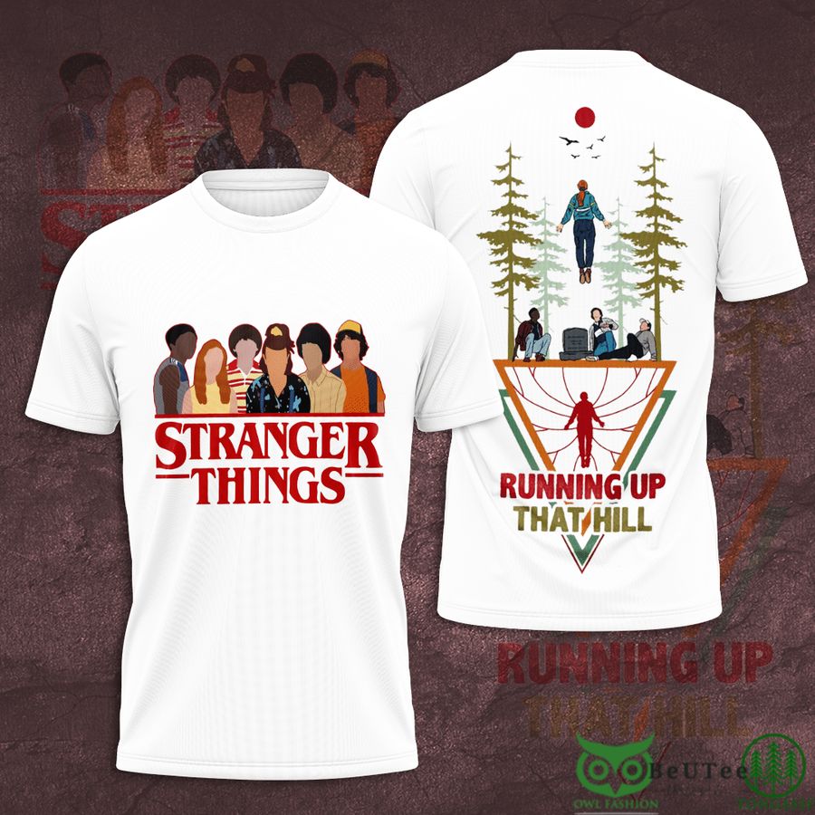 26 Stranger Things Running Up That Hill 3D Tshirt