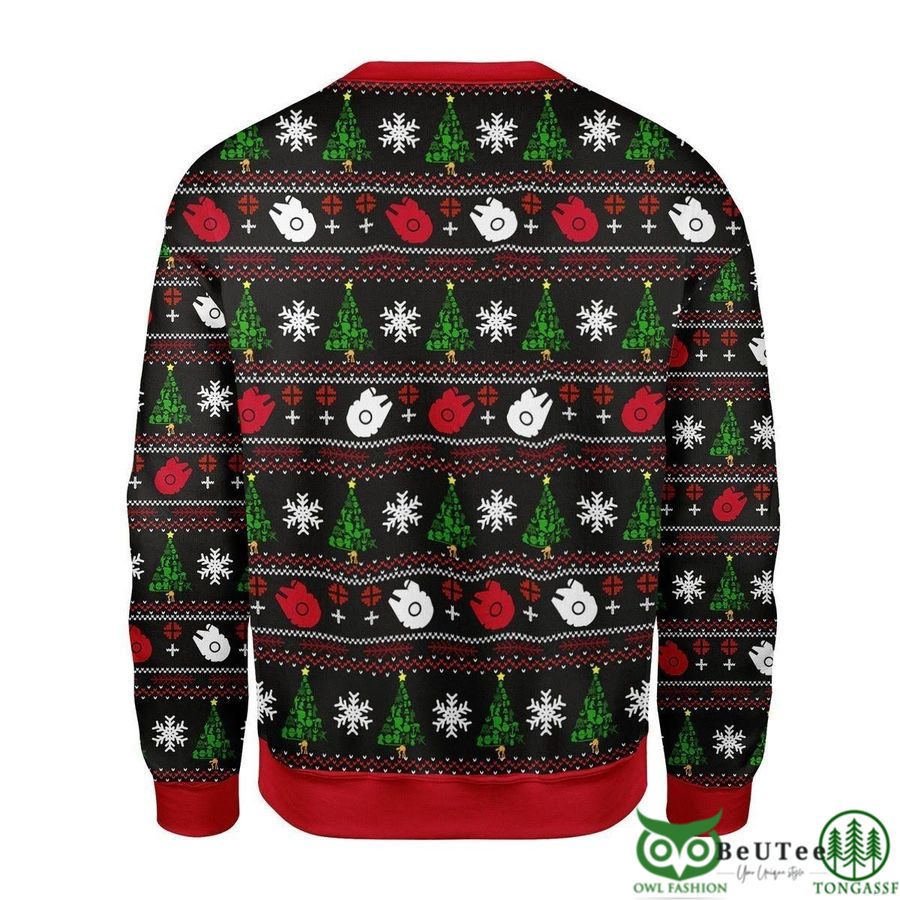27 Merry Christmas AMH Unisex Christmas Star Wars Tree Sweater
