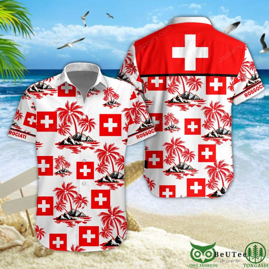2 Switzerland UEFA football team Hawaiian Shirt Shorts