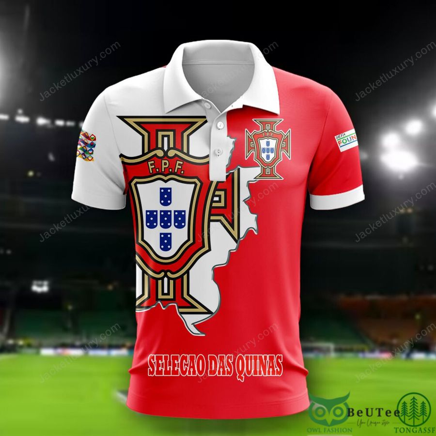 36 Portugal National Euro Football 3D Polo T shirt Hoodie
