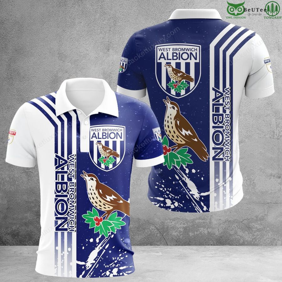 West Bromwich Albion F.C EPL Football 3D Polo T-Shirt Hoodie