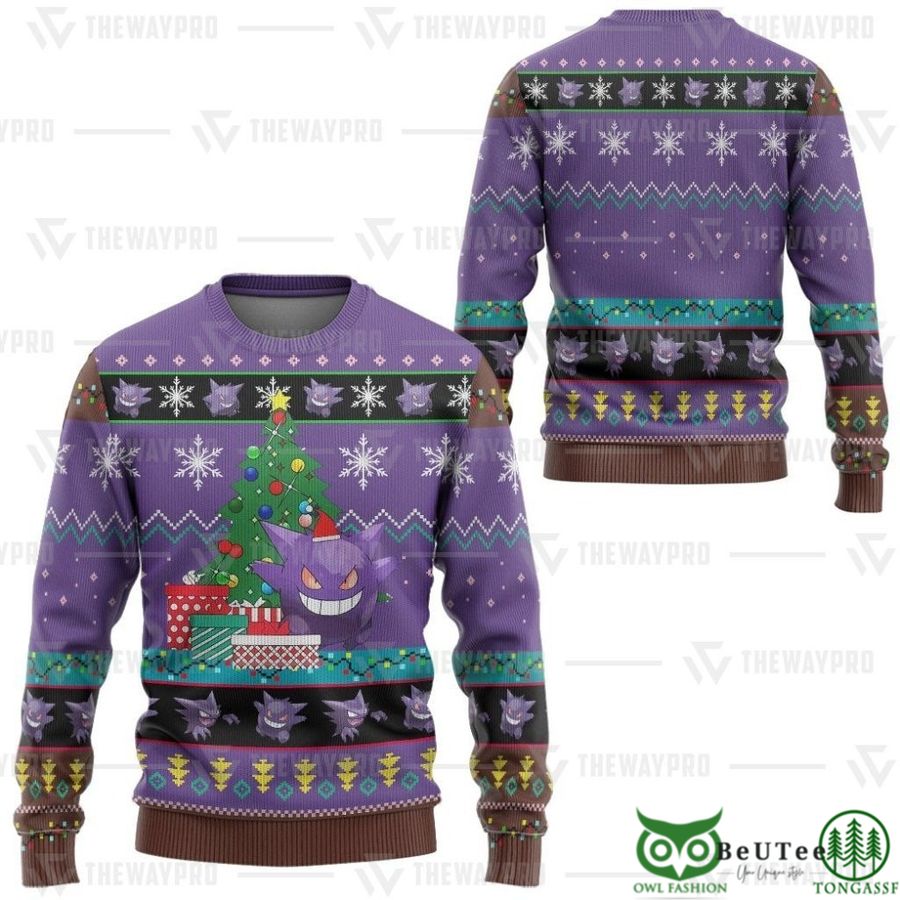 51 Gengar Custom Imitation Knitted Sweatshirt