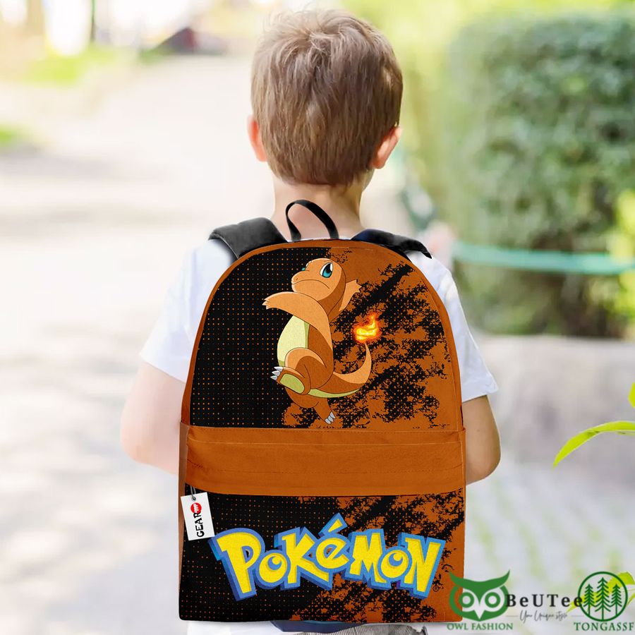 4 Charmander Backpack Custom Anime Pokemon Bag Gifts for Otaku