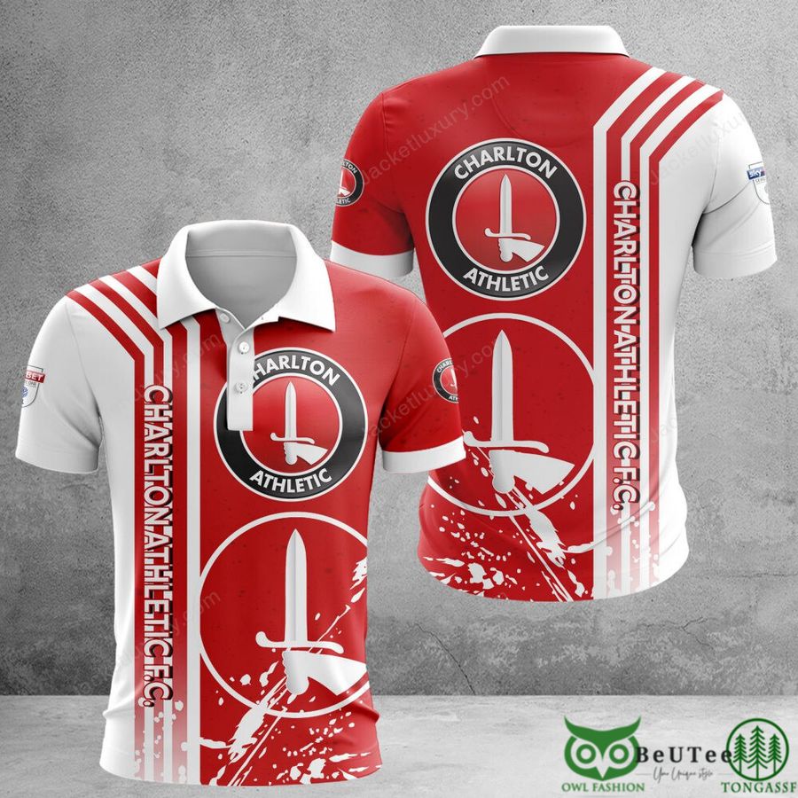 134 Charlton Athletic F.C EPL 3D Polo Tshirt Hoodie