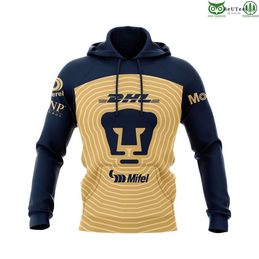 273 LIGA MX Pumas UNAM Away Concept 3D Hoodie T shirt