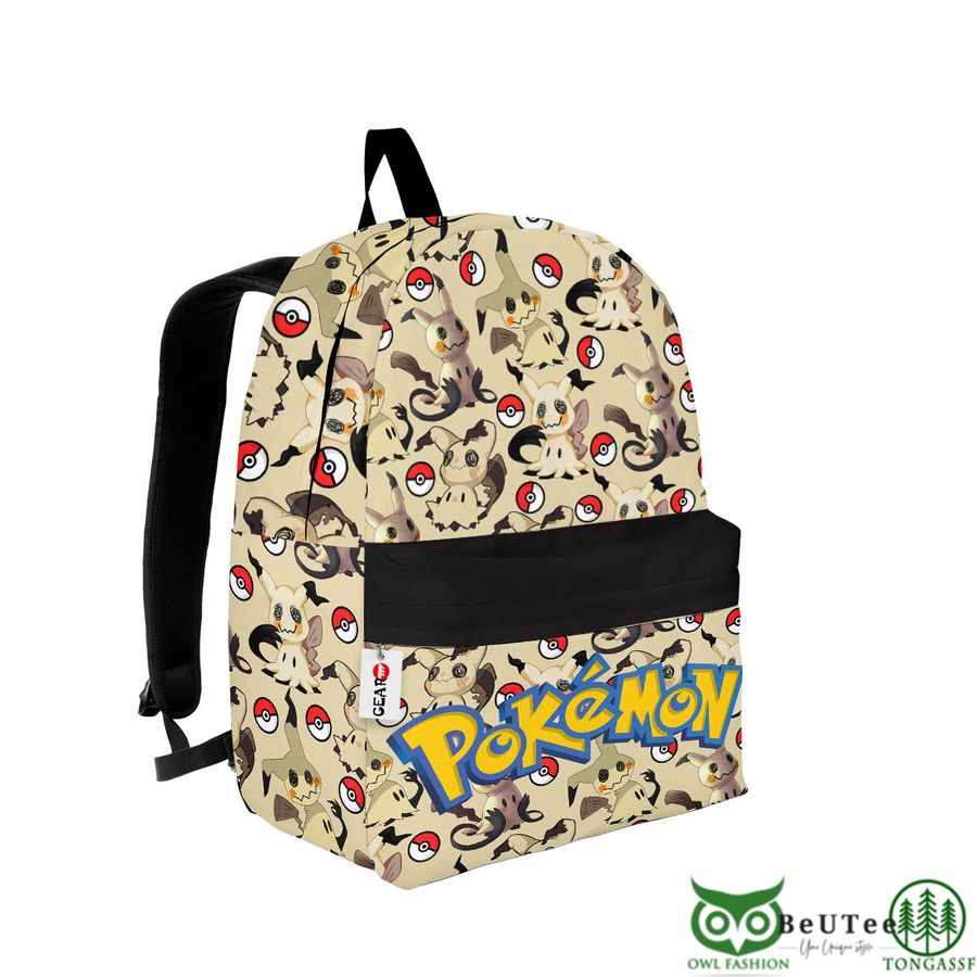 66 Mimikyu Backpack Custom Pokemon Anime Bag Gifts Ideas for Otaku