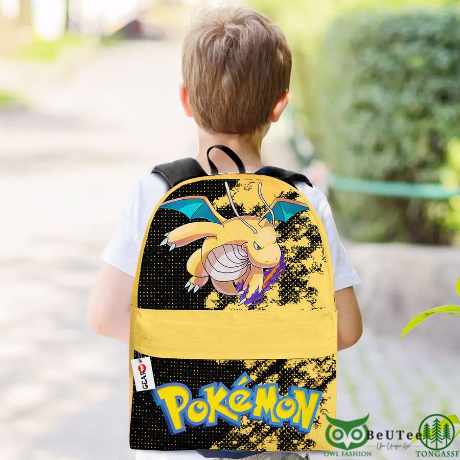 34 Dragonite Backpack Custom Anime Pokemon Bag Gifts for Otaku