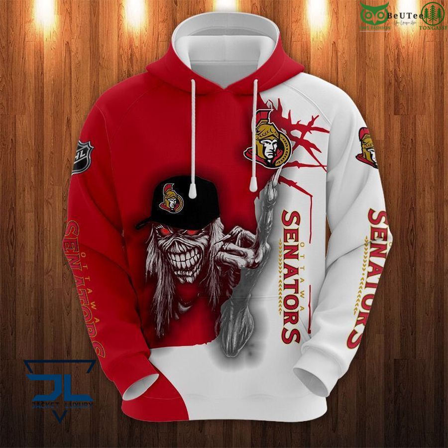 10 NHL fanmade Ottawa Senators Printed Hoodie Sweatshirt Tshirt