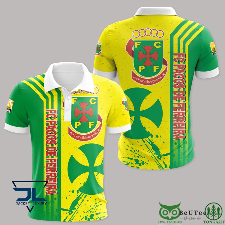FC Paços de Ferreira Liga Portugal 3D Hoodie Tshirt Polo
