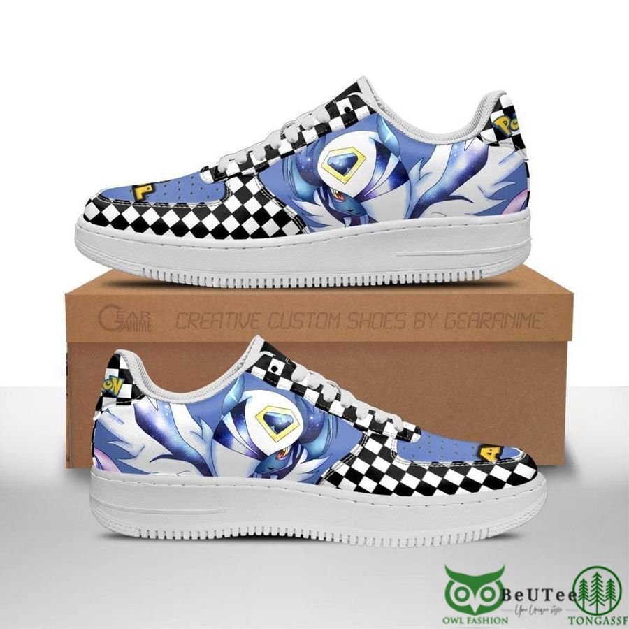 Poke Absol Air Sneakers Checkerboard Pokemon NAF Shoes
