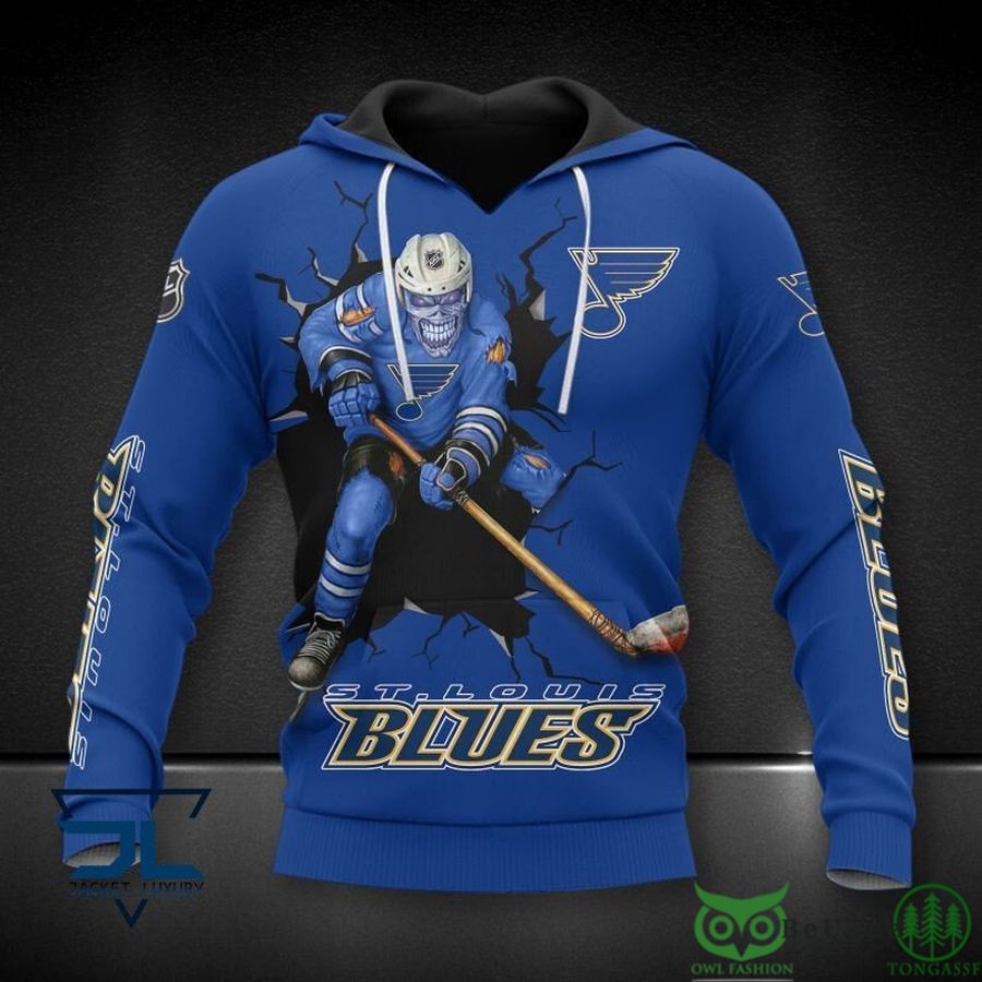 St Louis Blues NHL Horror Ice Hockey 3D Printed Hoodie Sweatshirt Tshirt