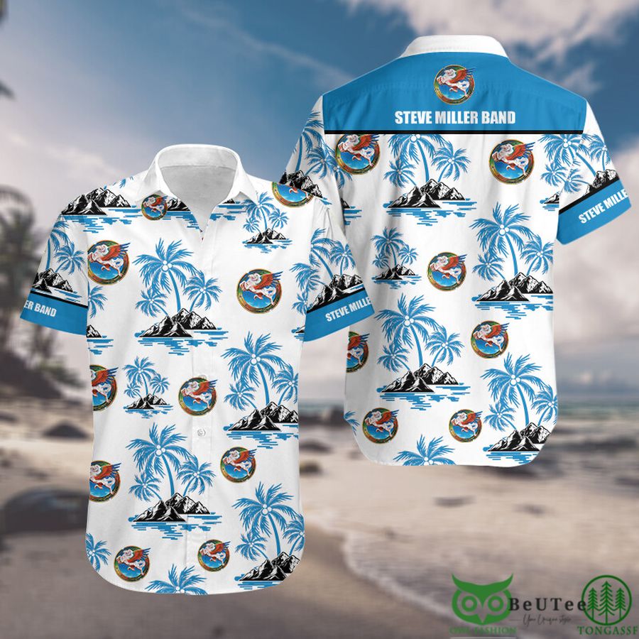 Steve Miller Band Palm Tree Hawaiian shirt Rock