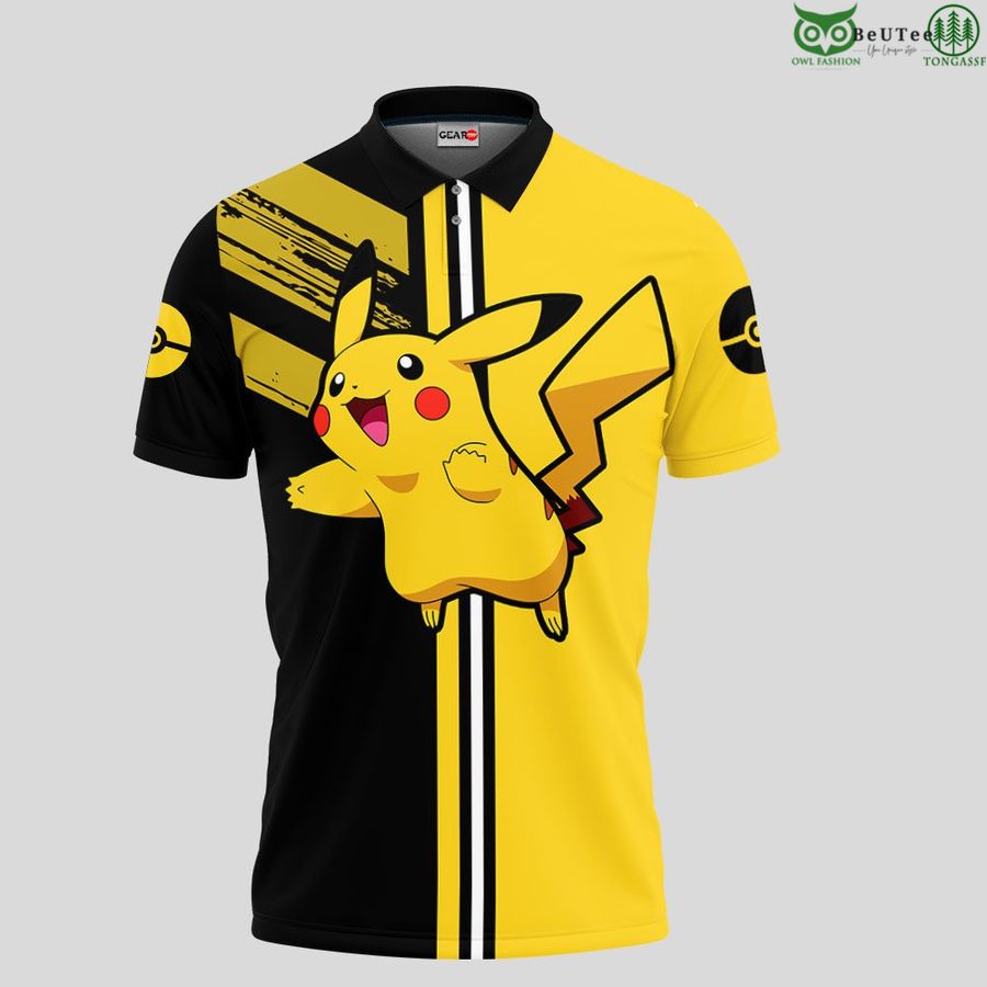 132 Pikachu Polo Shirts Pokemon Anime