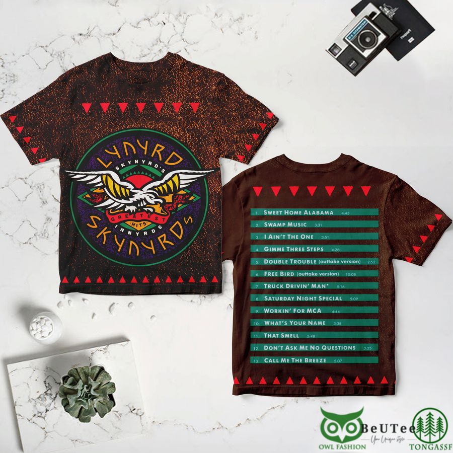 LYNYRD SYNYRD Second Helping Album Songs ROCK 3D T-shirt