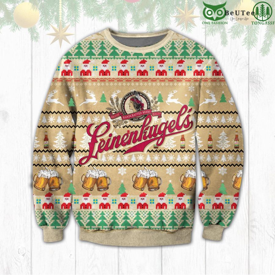 Leinenkagels Ugly Sweater Beer Drinking Christmas Limited