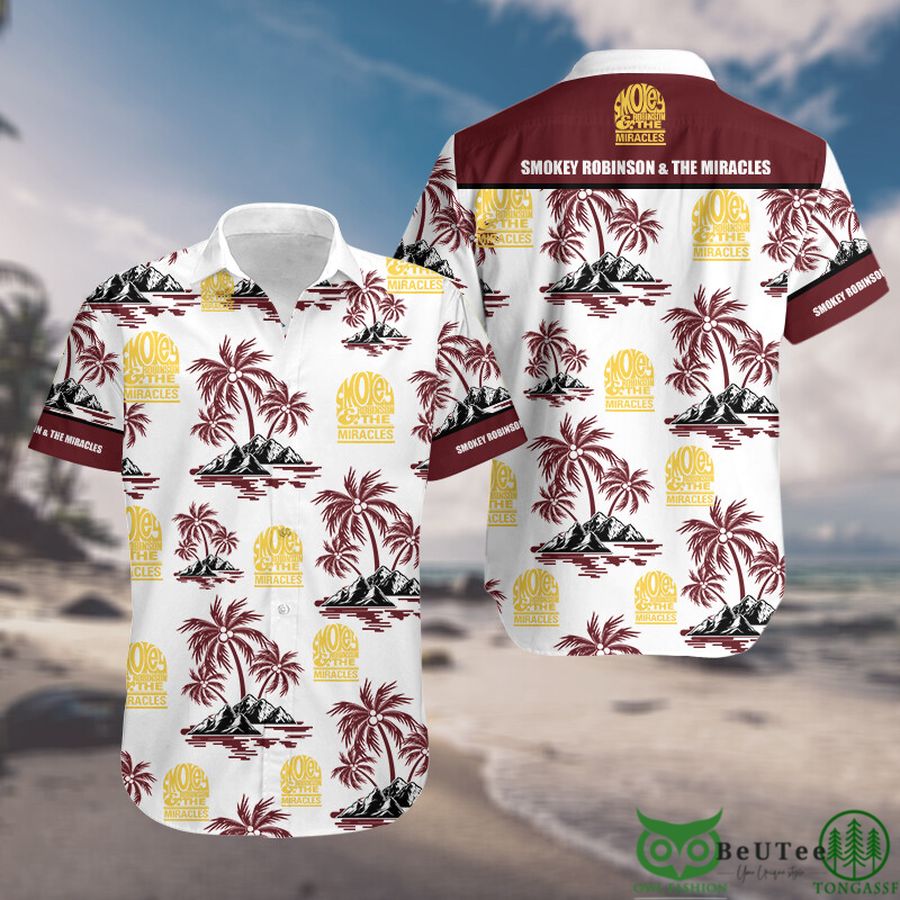 The Four Seasons Palm Tree Hawaiian shirt Rock