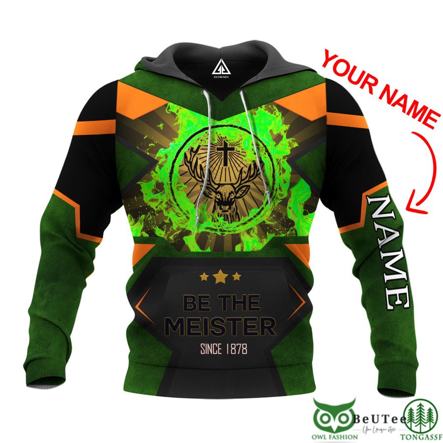 Customized Jägermeister Be Meister 3D Hoodie Tshirt Sweatshirt