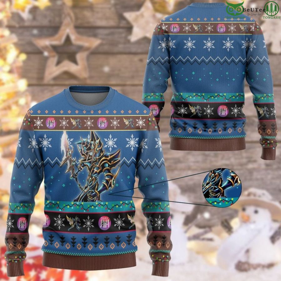 156 Anime YugiOh Dark Paladin Custom Imitation Knitted Ugly Sweater