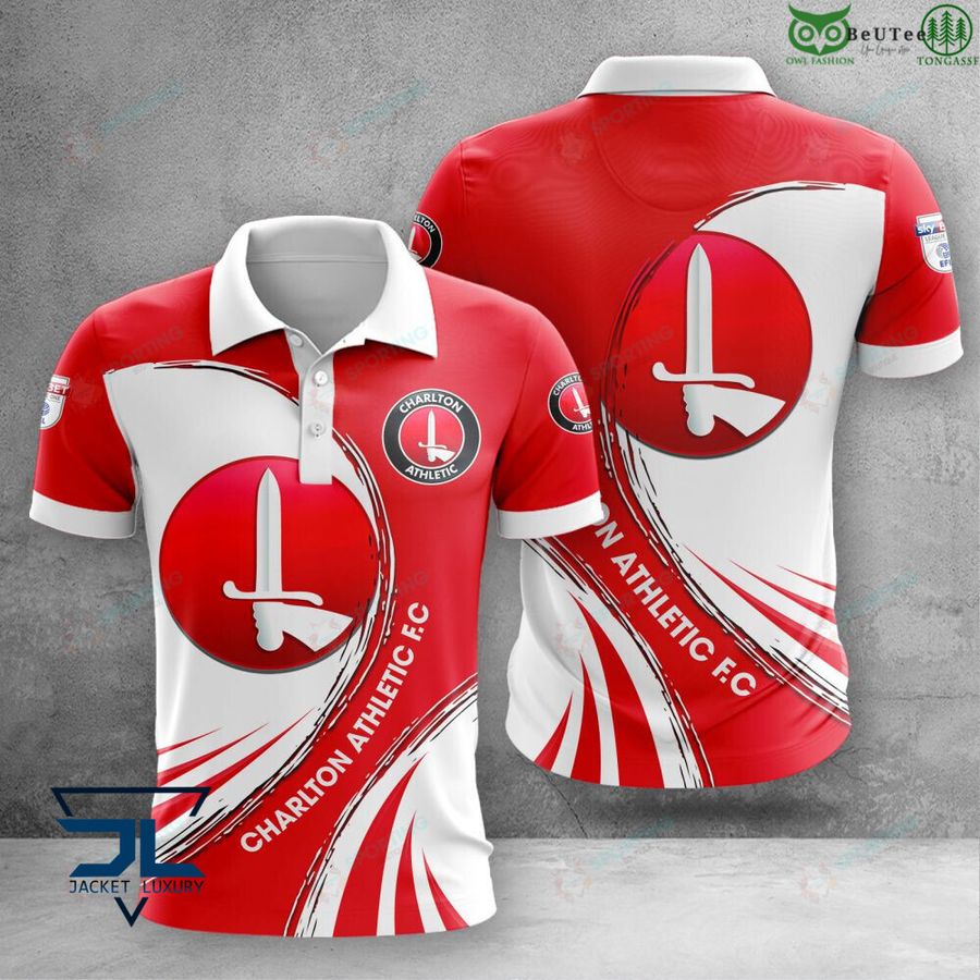 Charlton Athletic F.C 3D Polo T-Shirt Hoodie