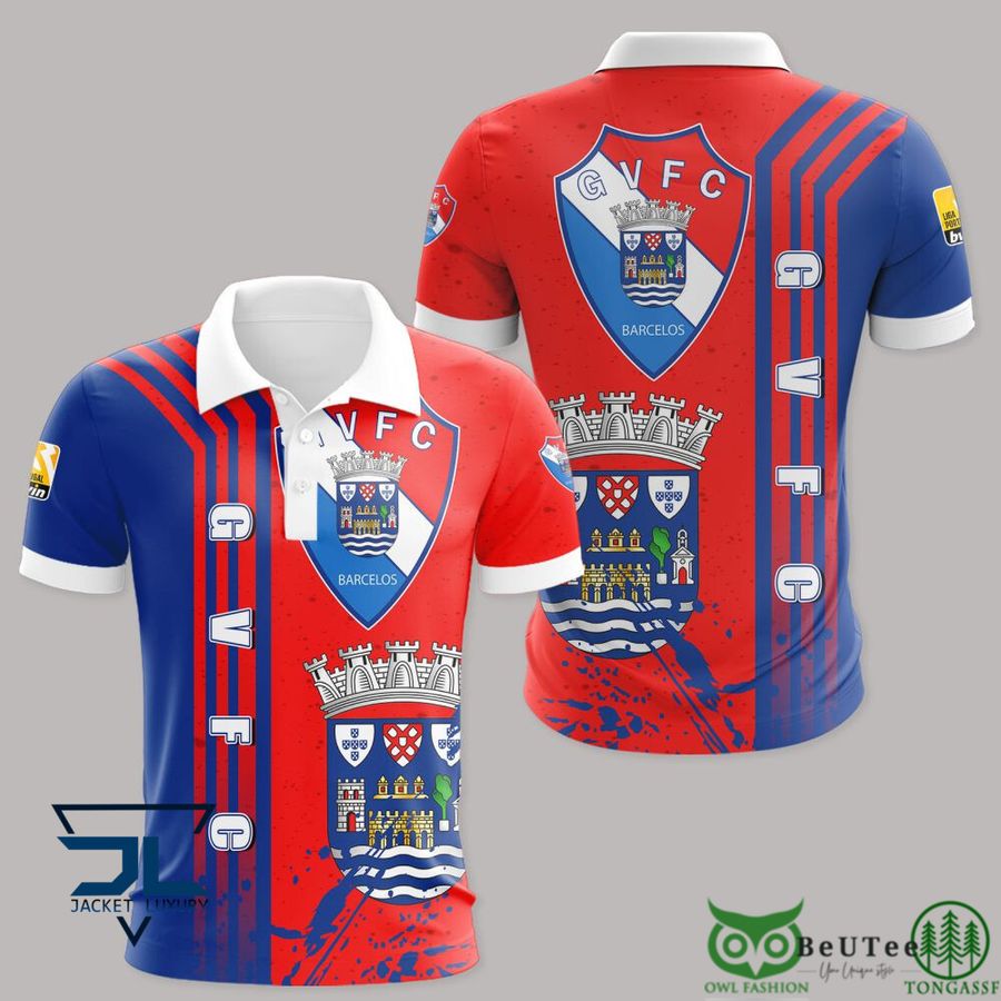 Gil Vicente Futebol Clube Liga Portugal 3D Hoodie Tshirt Polo