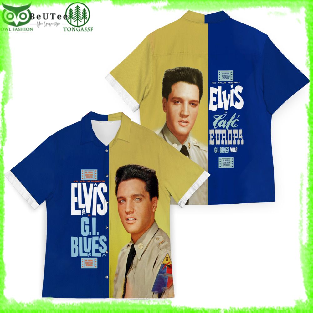 Elvis Presley G.I. Blues 1960 Album Hawaiian shirt