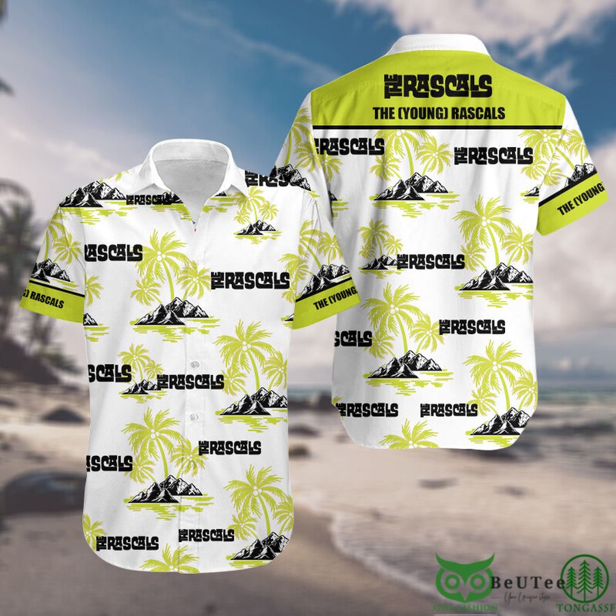 The Rascals Palm Tree Hawaiian shirt Rock