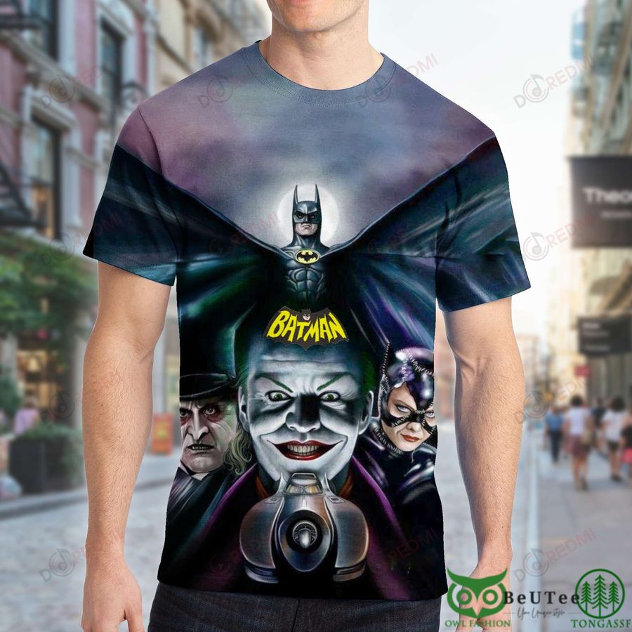 Batman Joker Horror Moon Night 3D T-shirt