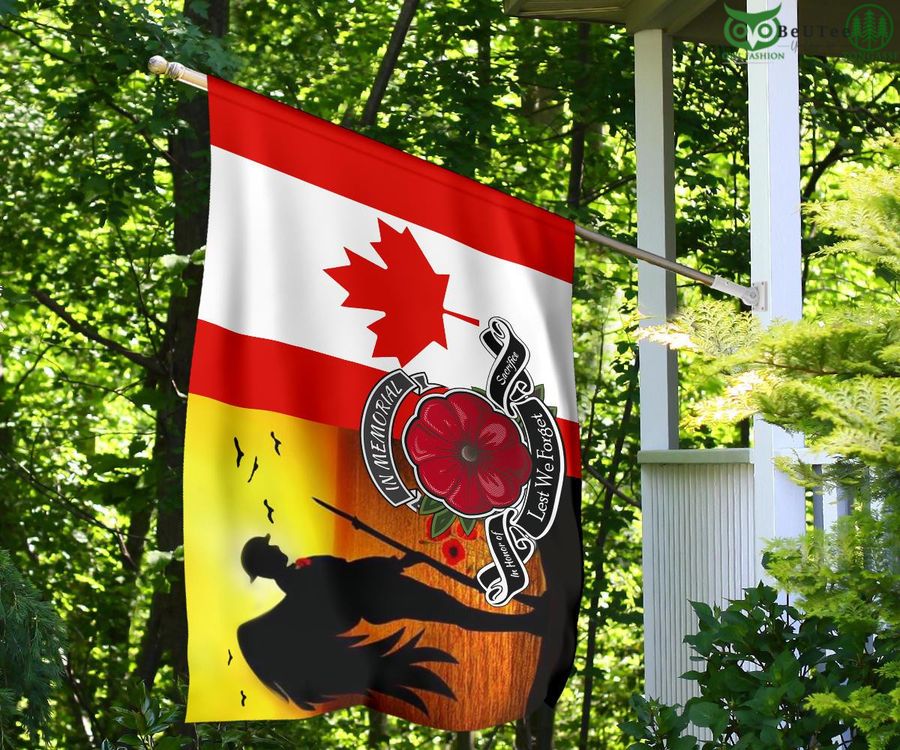 170 Canada Poppy In Memorial Lest We Forget Honoring Patriotic flag