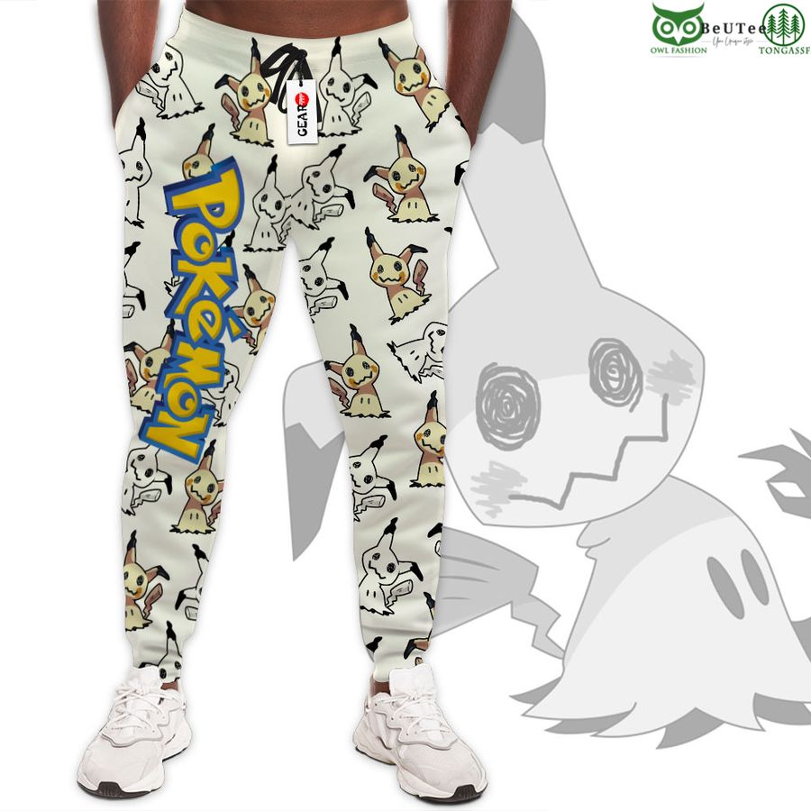 Mimikyu Joggers Custom Anime Pokemon Sweatpants For Otaku