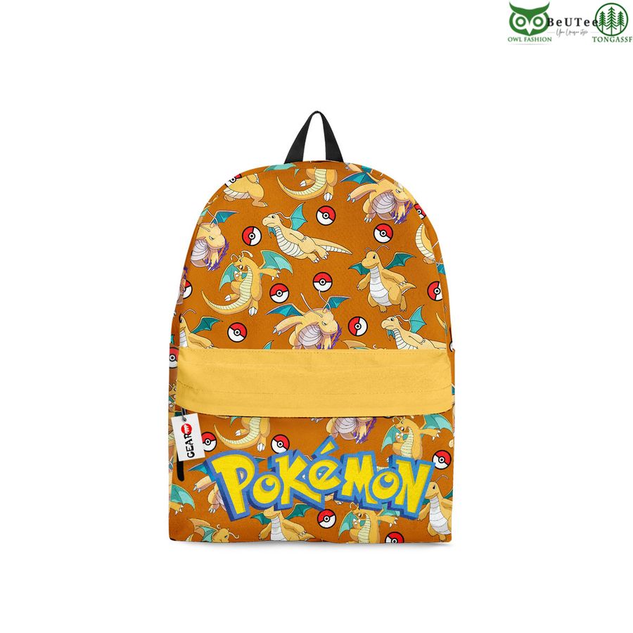 Dragonite Backpack Pokemon Anime Bag Gifts Ideas for Otaku