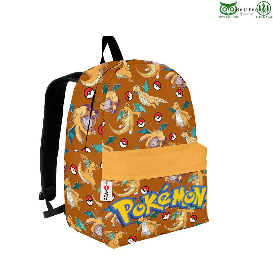 176 Dragonite Backpack Pokemon Anime Bag Gifts Ideas for Otaku