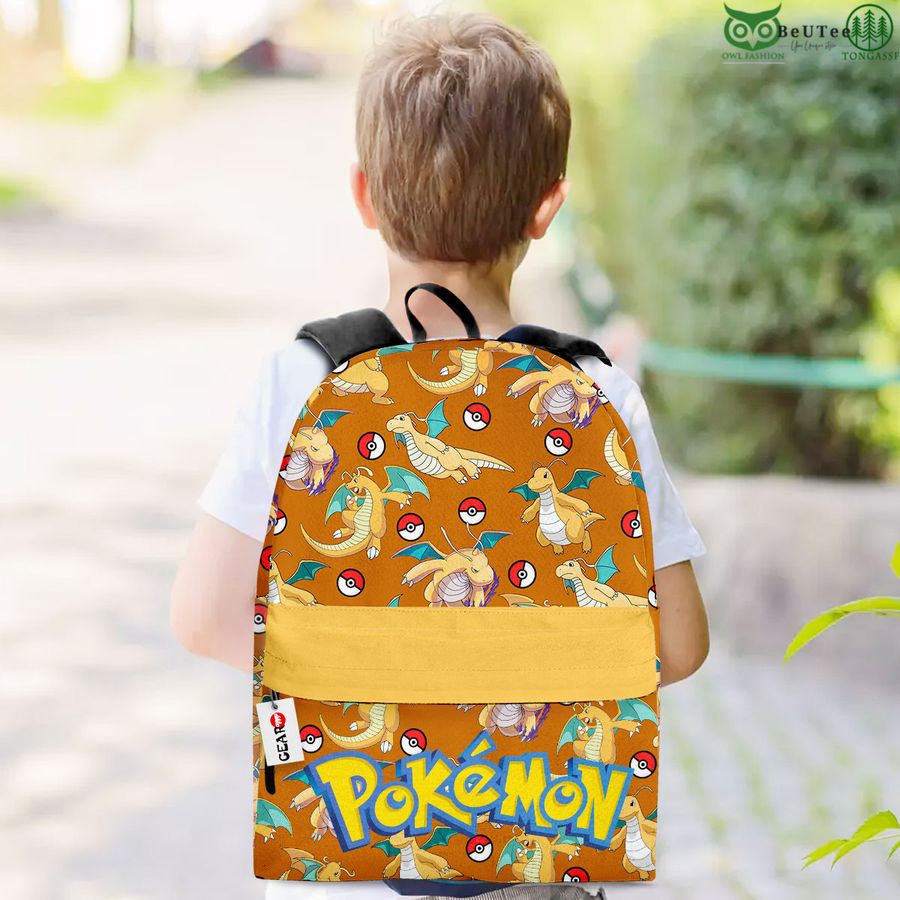 177 Dragonite Backpack Pokemon Anime Bag Gifts Ideas for Otaku