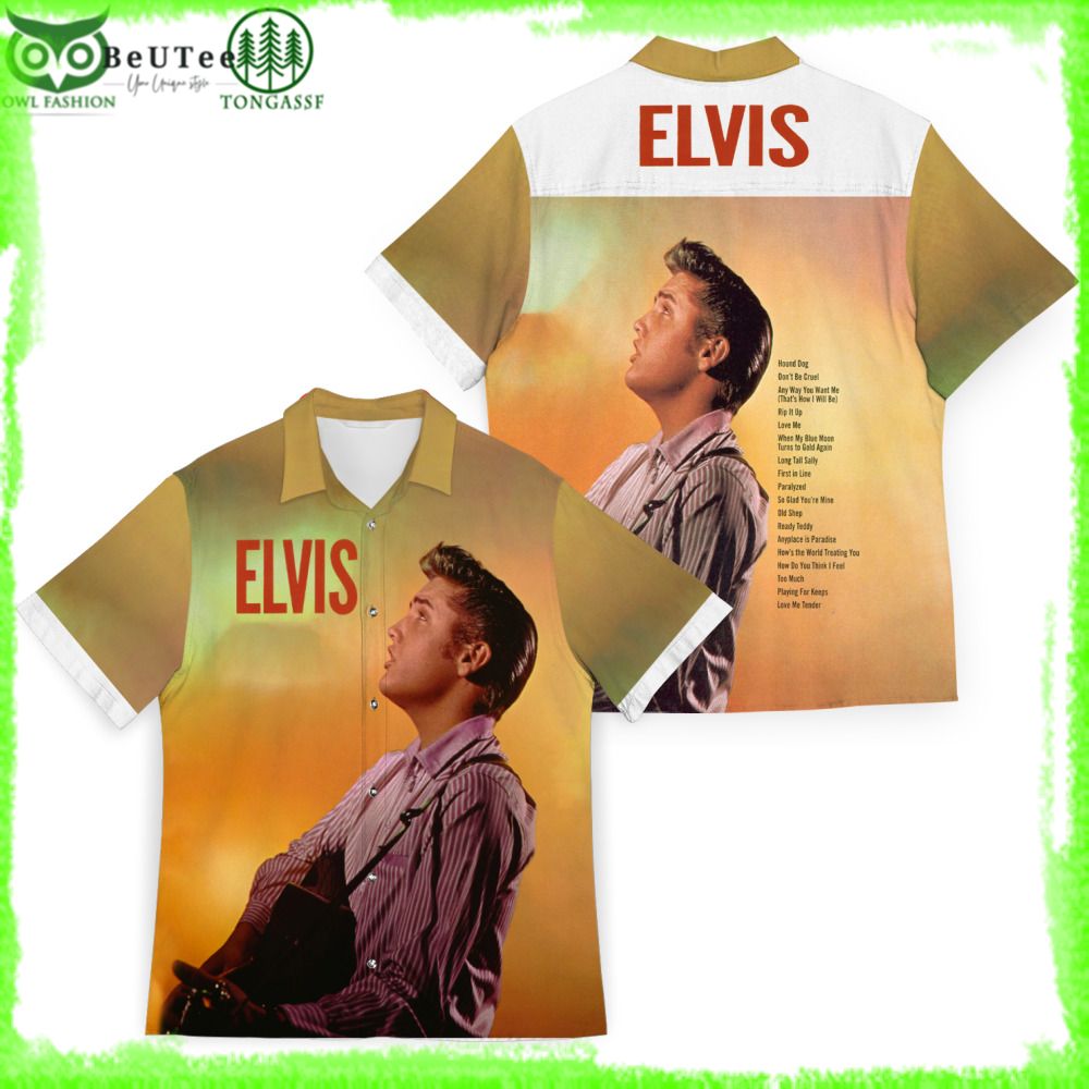 Elvis Presley Money Honey Album 2012 Hawaiian shirt