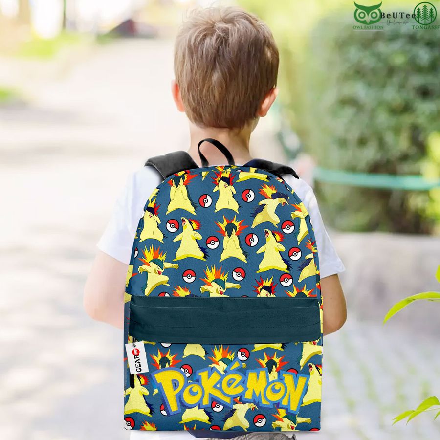 180 Typhlosion Backpack Pokemon Anime Bag Gifts Ideas for Otaku