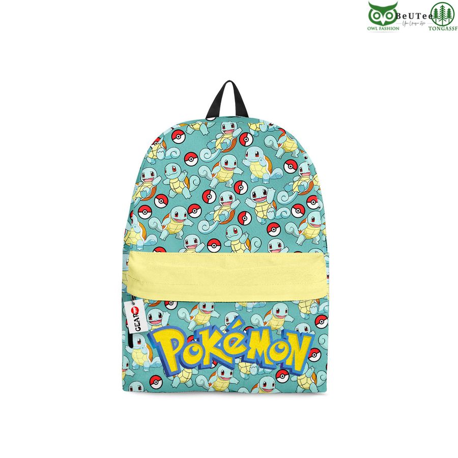 Squirtle Backpack Pokemon Anime Bag Gifts Ideas for Otaku