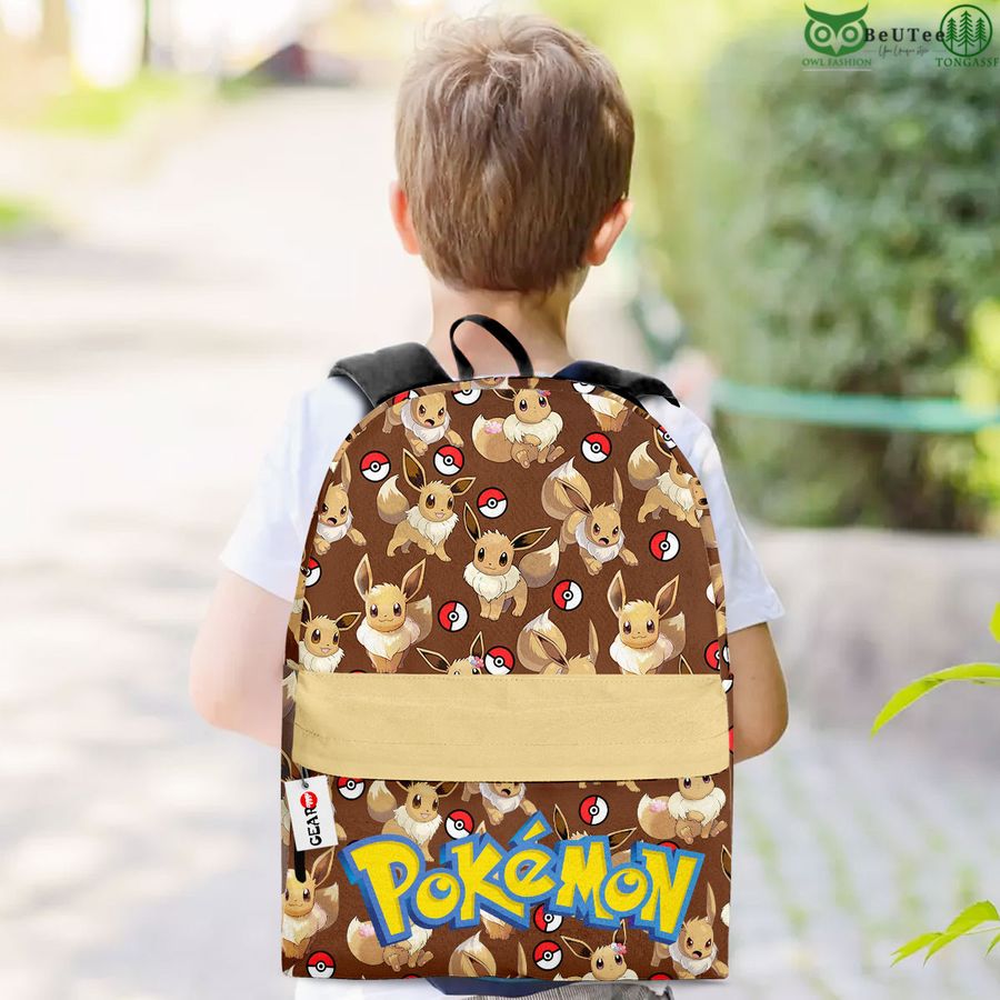 189 Eevee Backpack Pokemon Anime Bag Gifts Ideas for Otaku