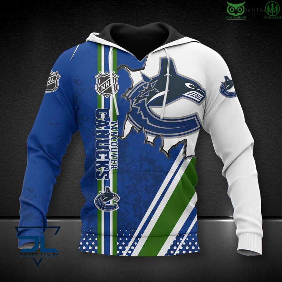 19 Vancouver Canucks NHL Printed Hoodie Sweatshirt Tshirt fan design