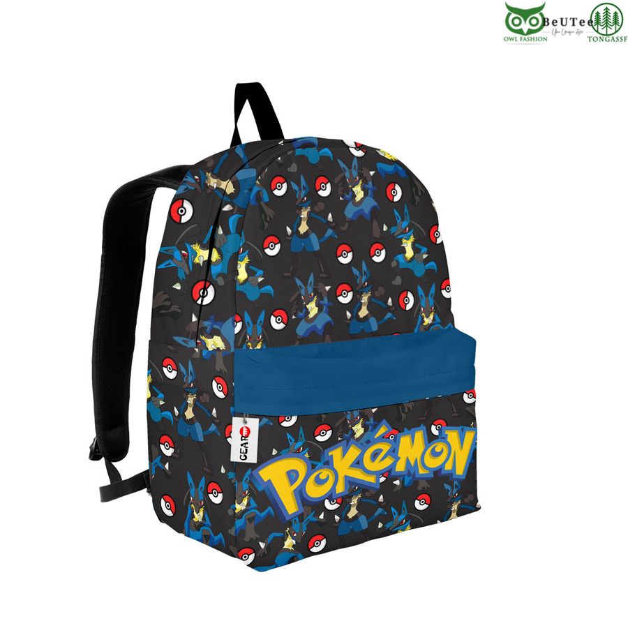 194 Lucario Backpack Pokemon Anime Bag Gifts Ideas for Otaku